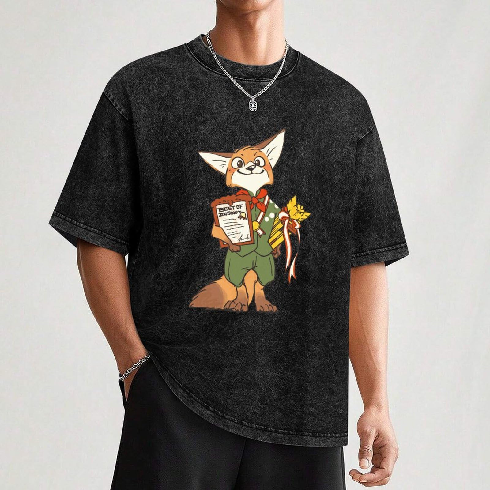 Amazon.co.jp: ズートピア ニック・ワイルド ファッション Tシャツ
